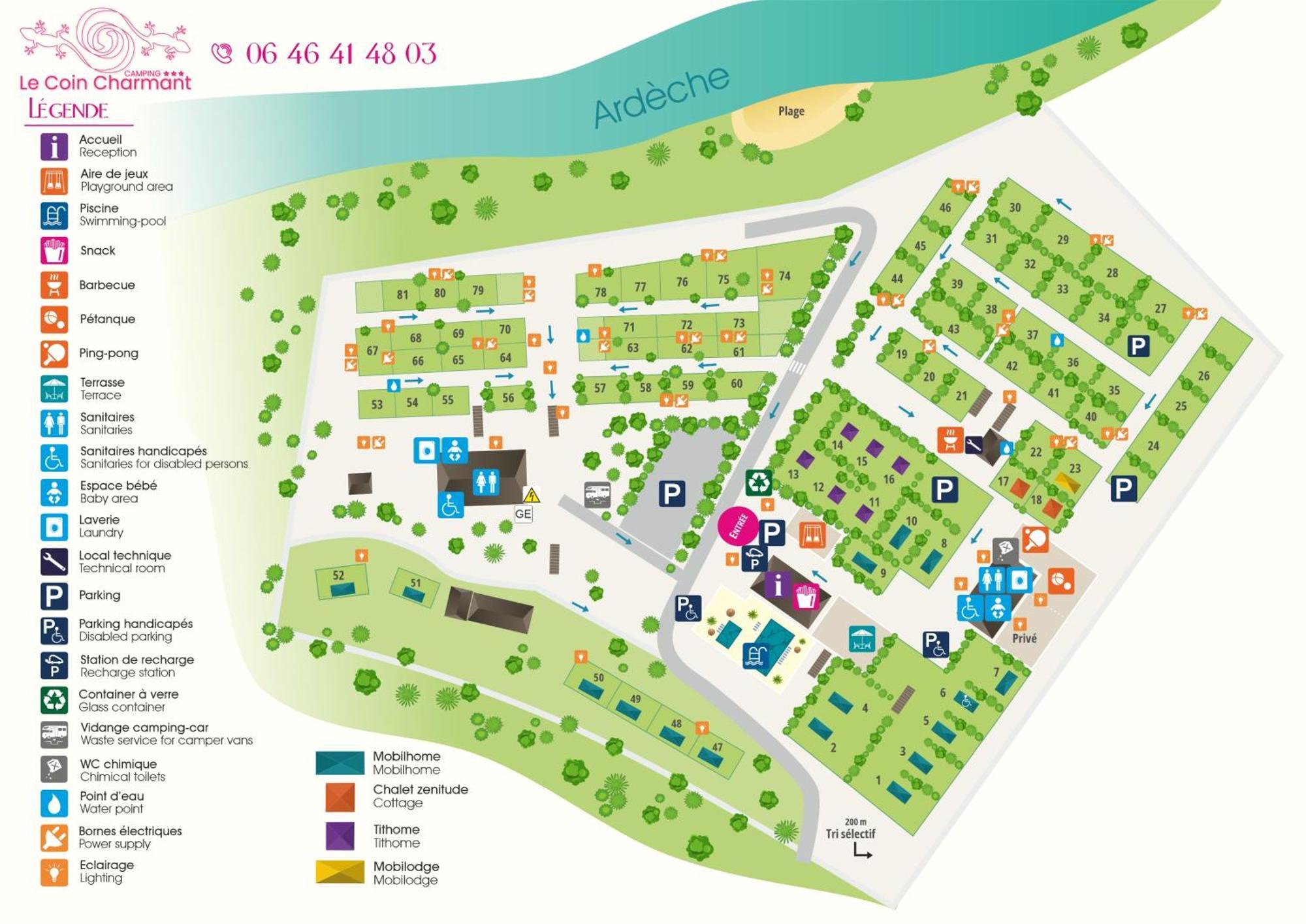 Camping Le Coin Charmant Chauzon Экстерьер фото
